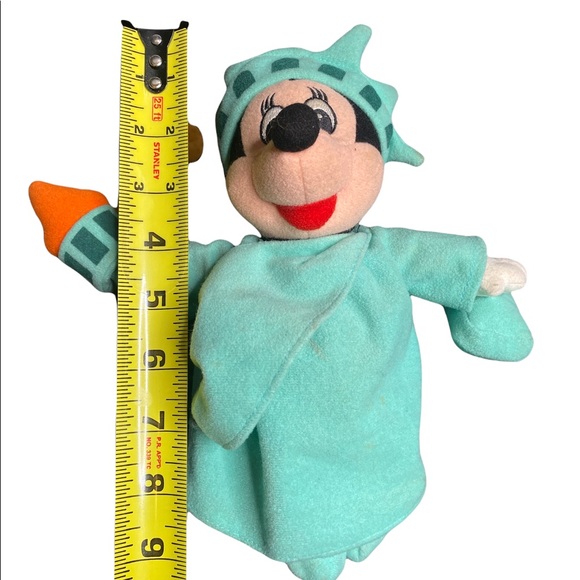 VINTAGE DISNEY MINNIE MOUSE LIBERTY MINNIE PLUSH - Picture 4 of 4